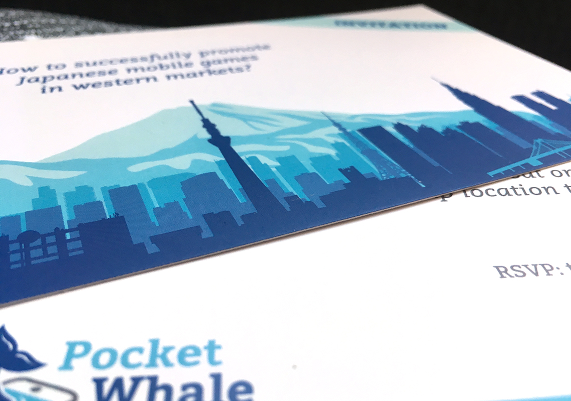 Carton d’invitation Pocket Whale